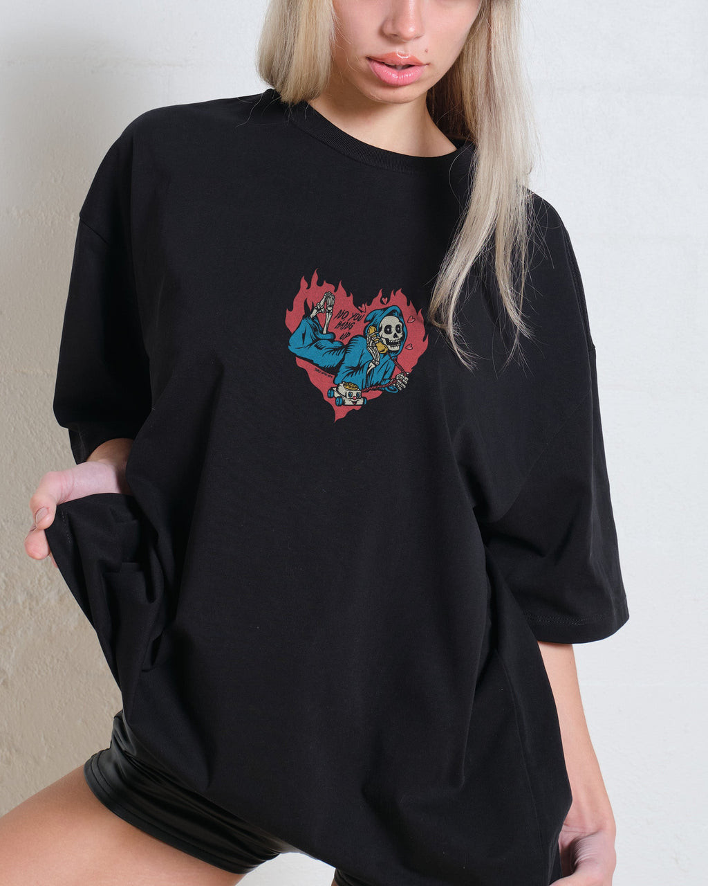 No You Hang Up Oversized Tee product image 1