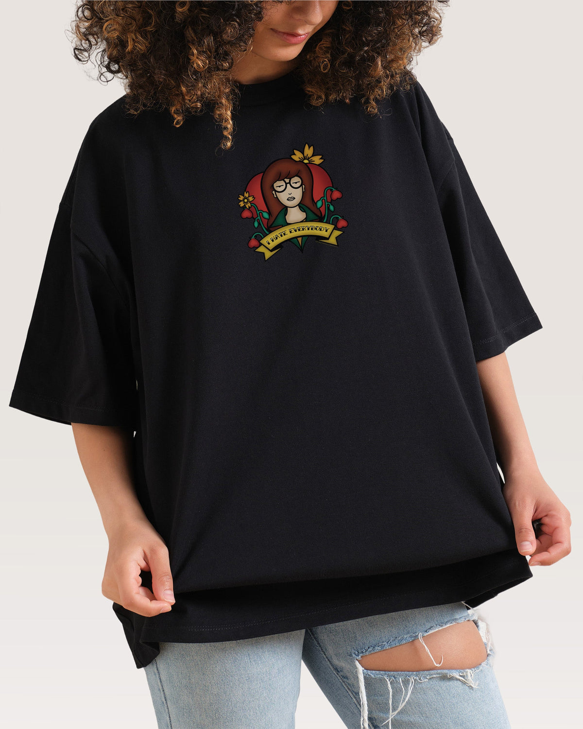 I Hate Everybody Oversized Tee product image 1