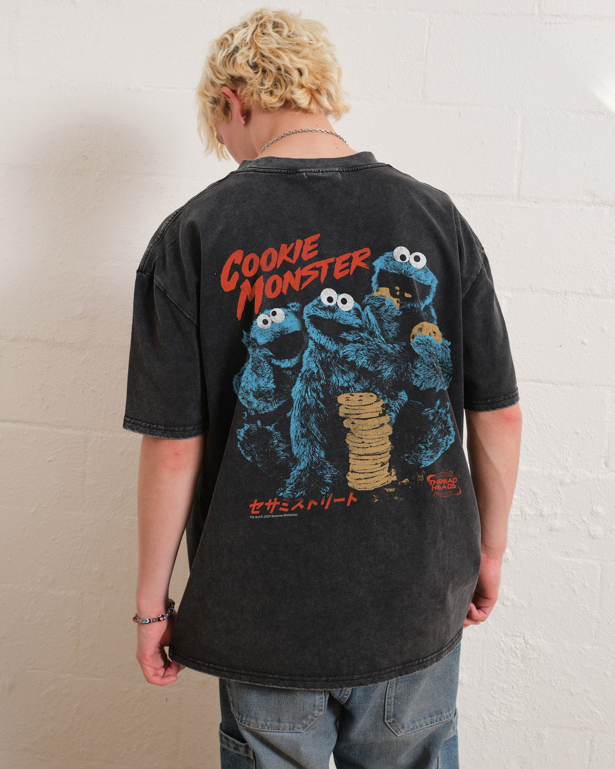 Cookie Kaiju Front and Back Oversized Tee product image 1