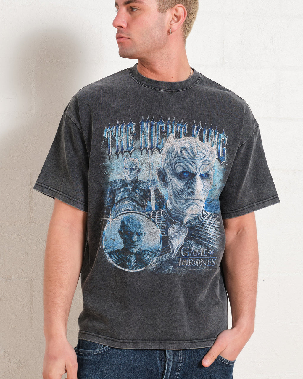Vintage Night King Oversized Tee product image 3