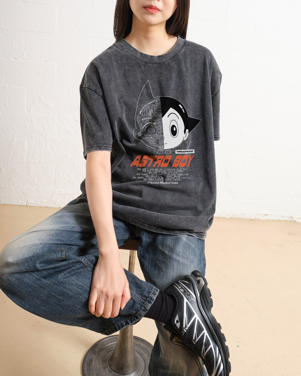 Astro Boy Head Data Oversized Tee product image 3