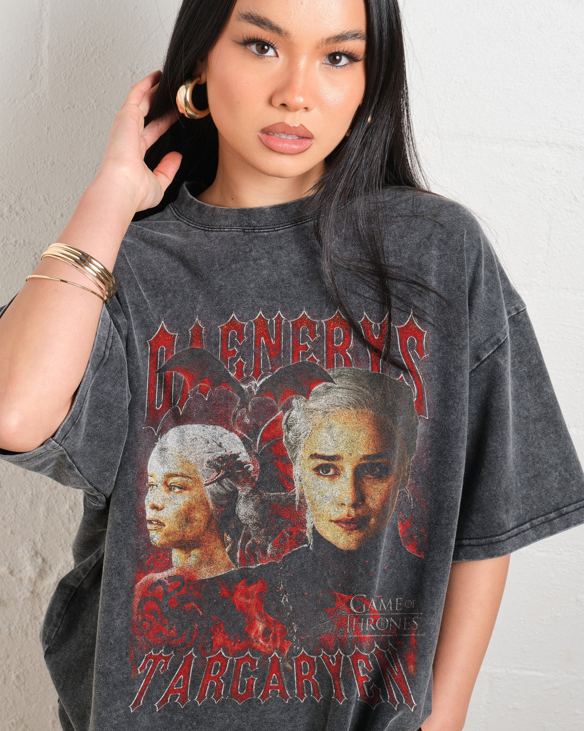 Vintage Daenerys Targaryen Oversized Tee product image 3