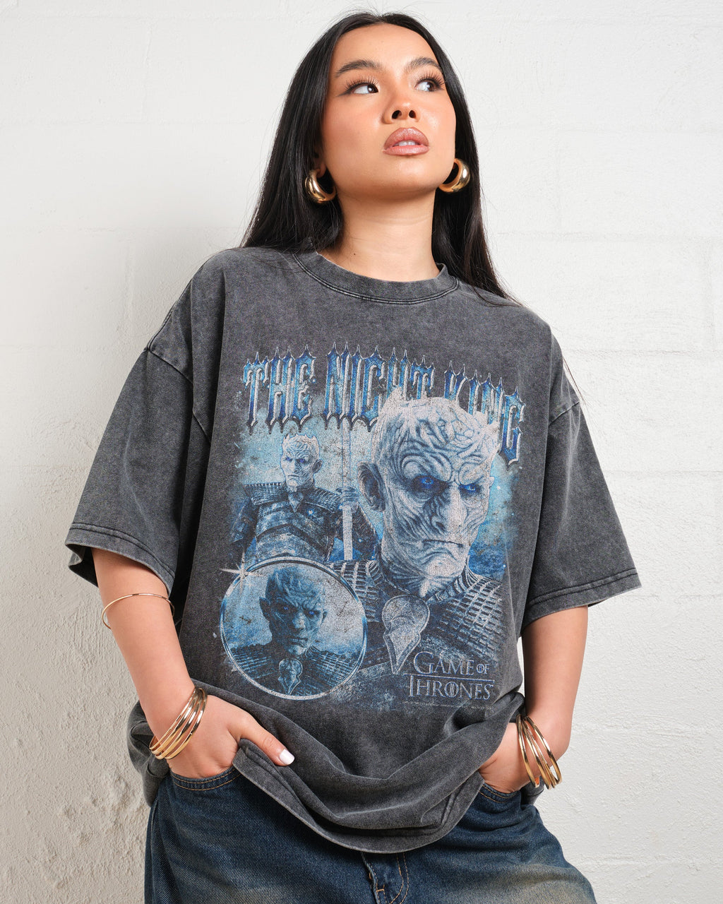 Vintage Night King Oversized Tee product image 4