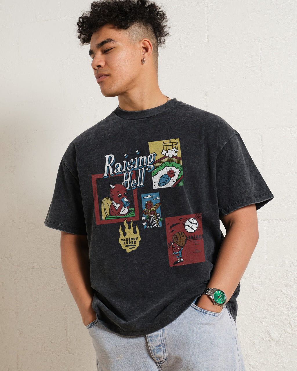 Raising Hell Oversized Tee product image 4