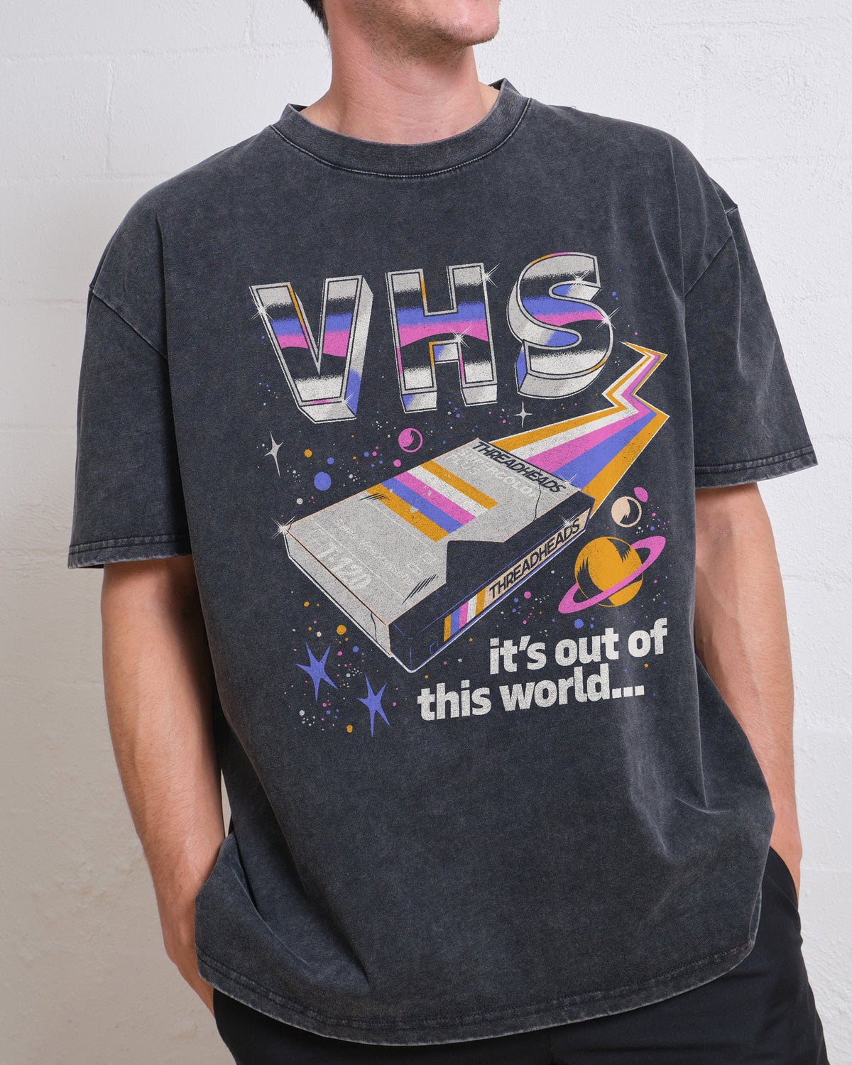 VHS Out of This World Oversized Tee product image 3