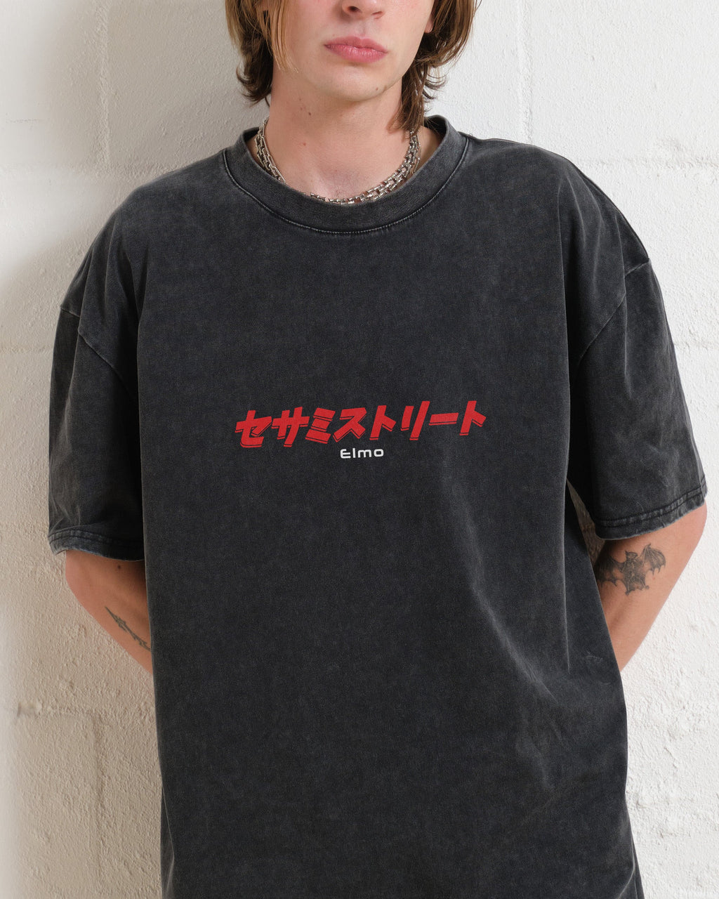 Tokyo Elmo Front and Back Oversized Tee product image 6