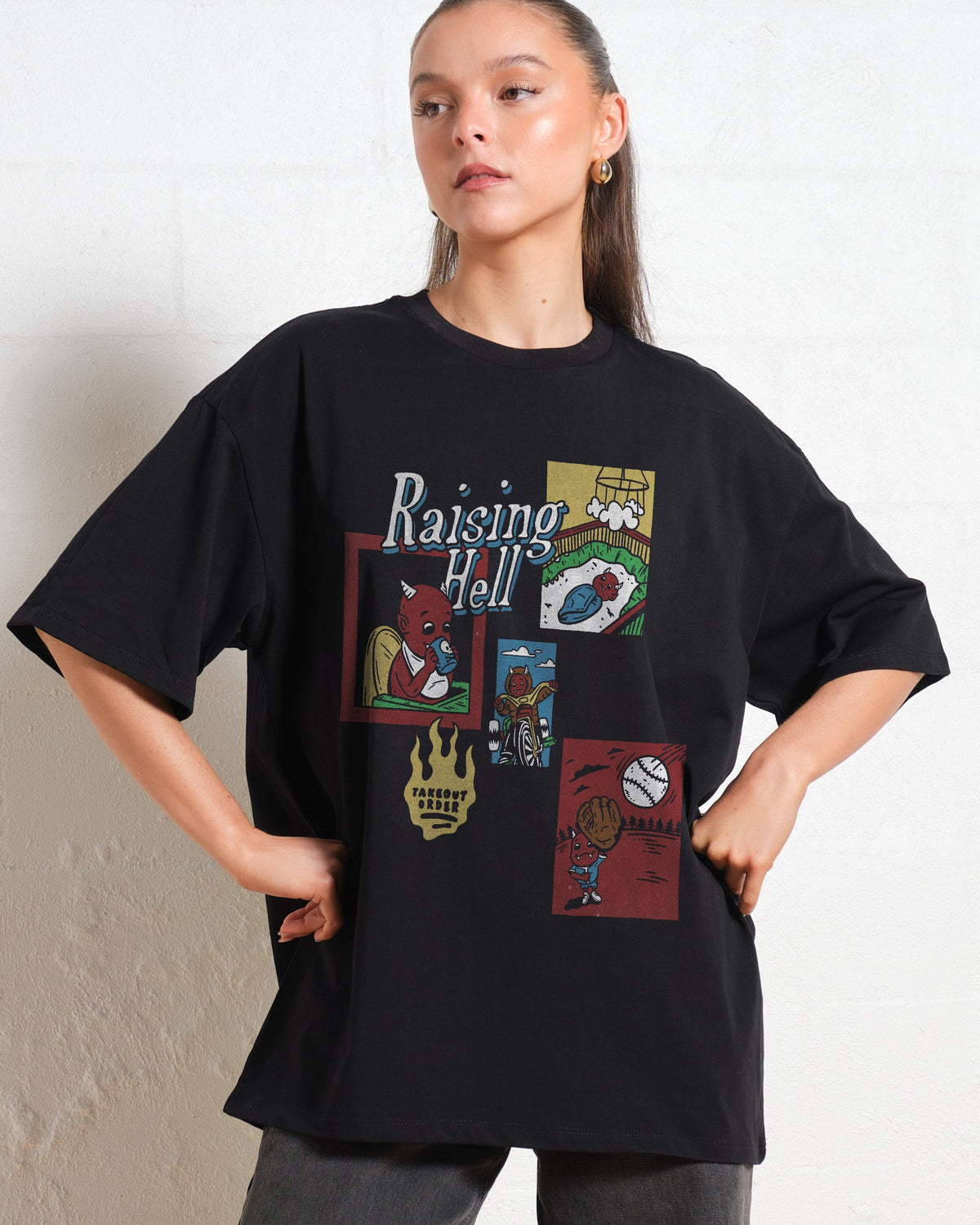 Raising Hell Oversized Tee product image 2