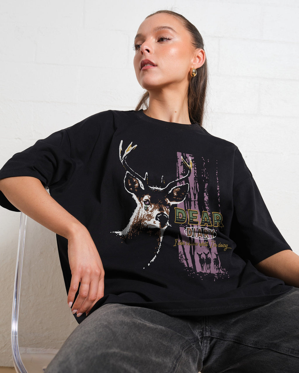 Dear Diary Oversized Tee product image 1