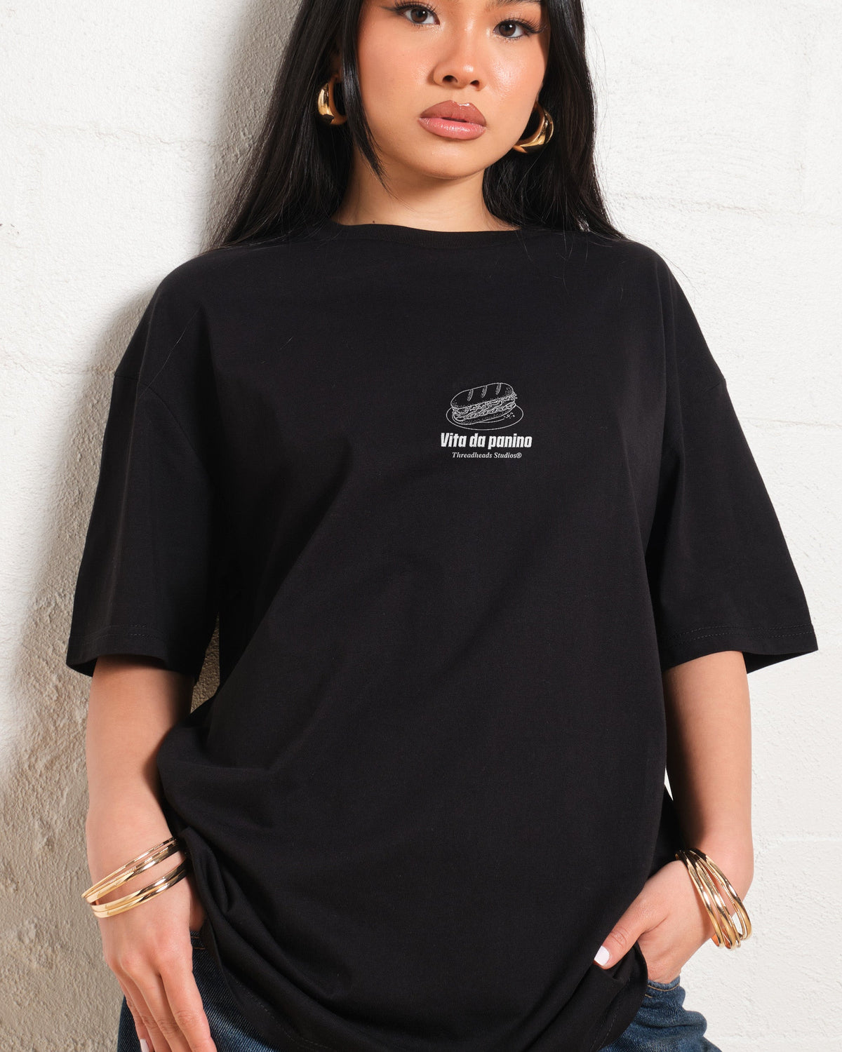 Panino Con Gabagool Oversized Tee product image 5