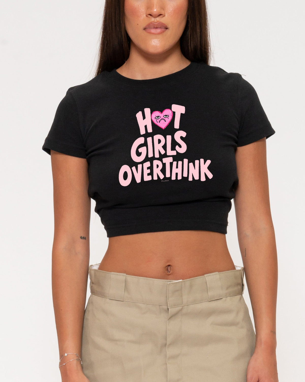Hot Girls Overthink Baby Tee product image 1