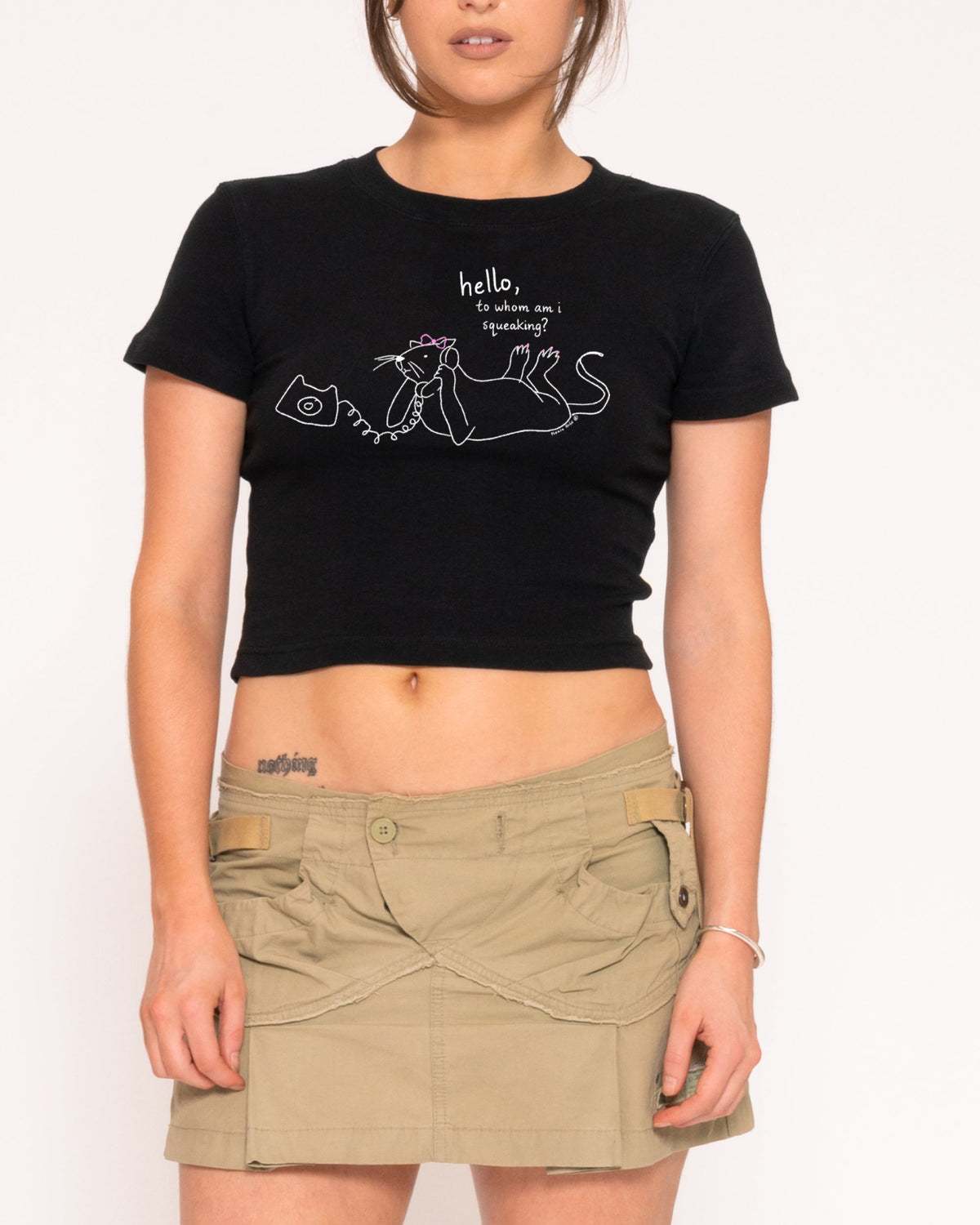 Hello, to Whom Am I Squeaking? Baby Tee product image 5