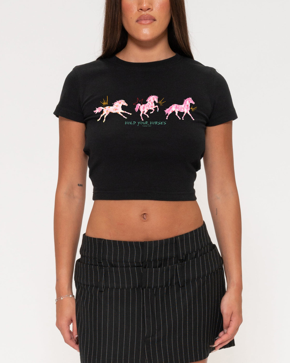 Hold Your Horses Baby Tee product image 5