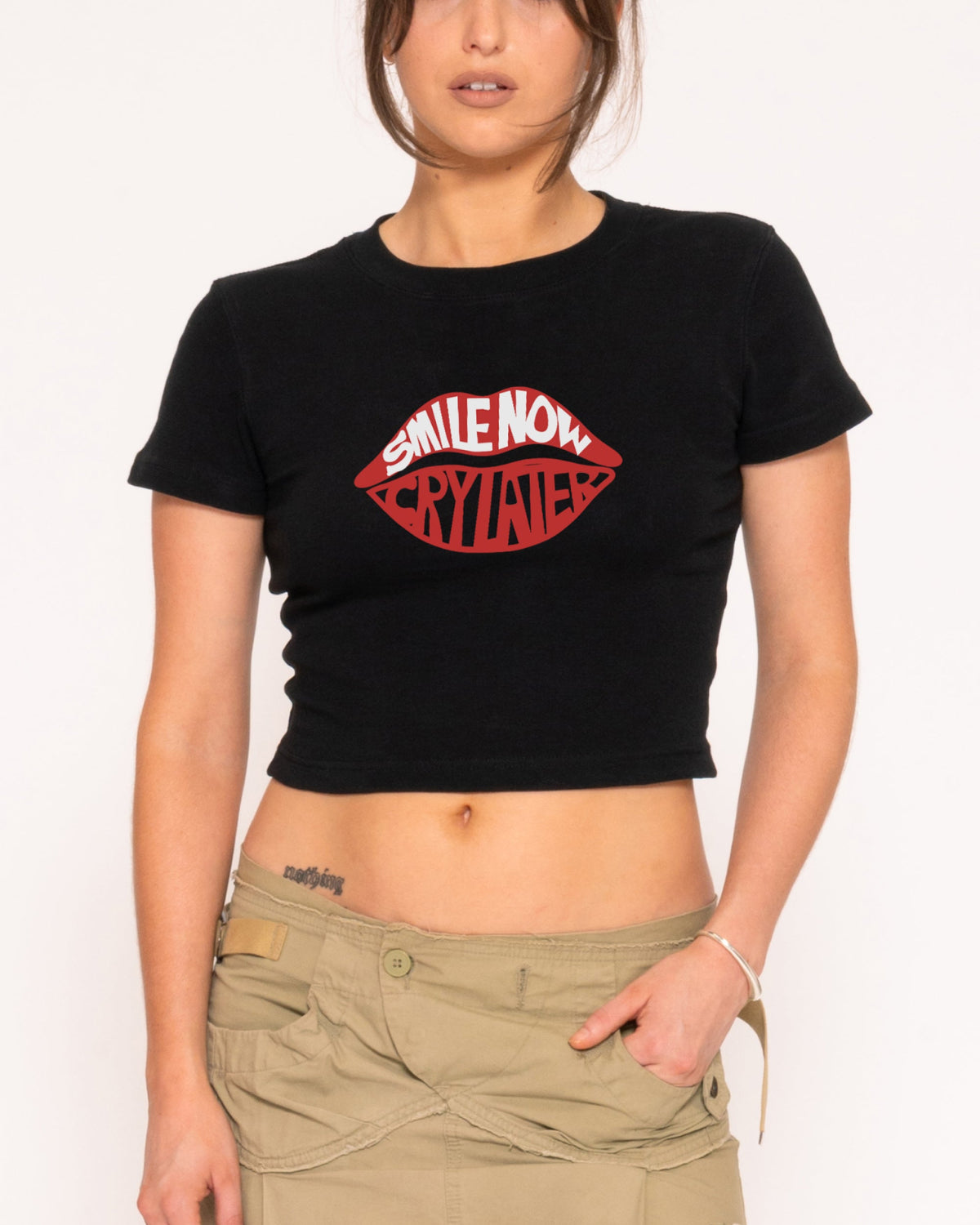Smile Now, Cry Later Baby Tee product image 3