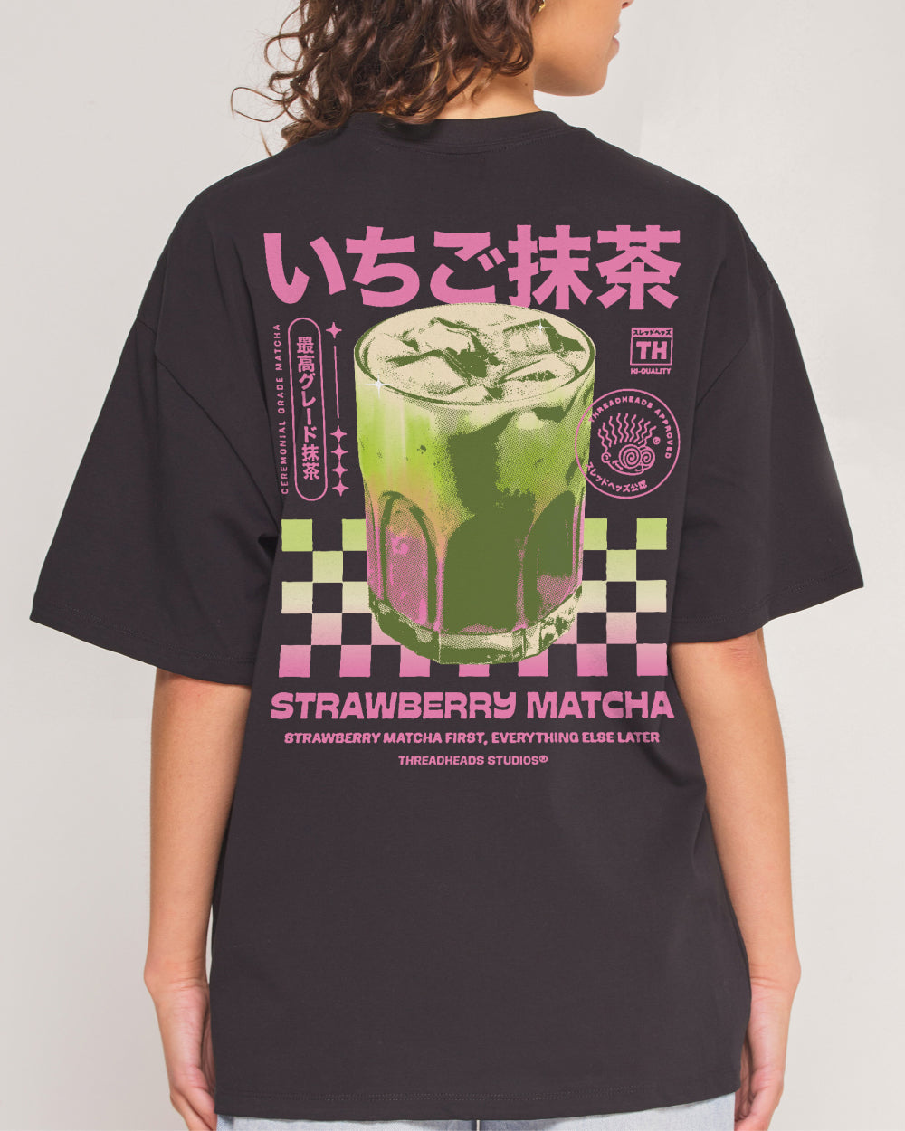 Strawberry Matcha Oversized Tee product image 1