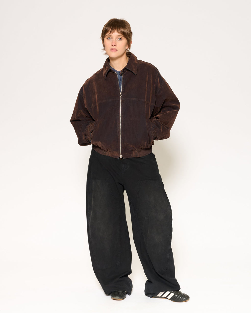 Archive Washed Bomber Jacket - Brown product image 4