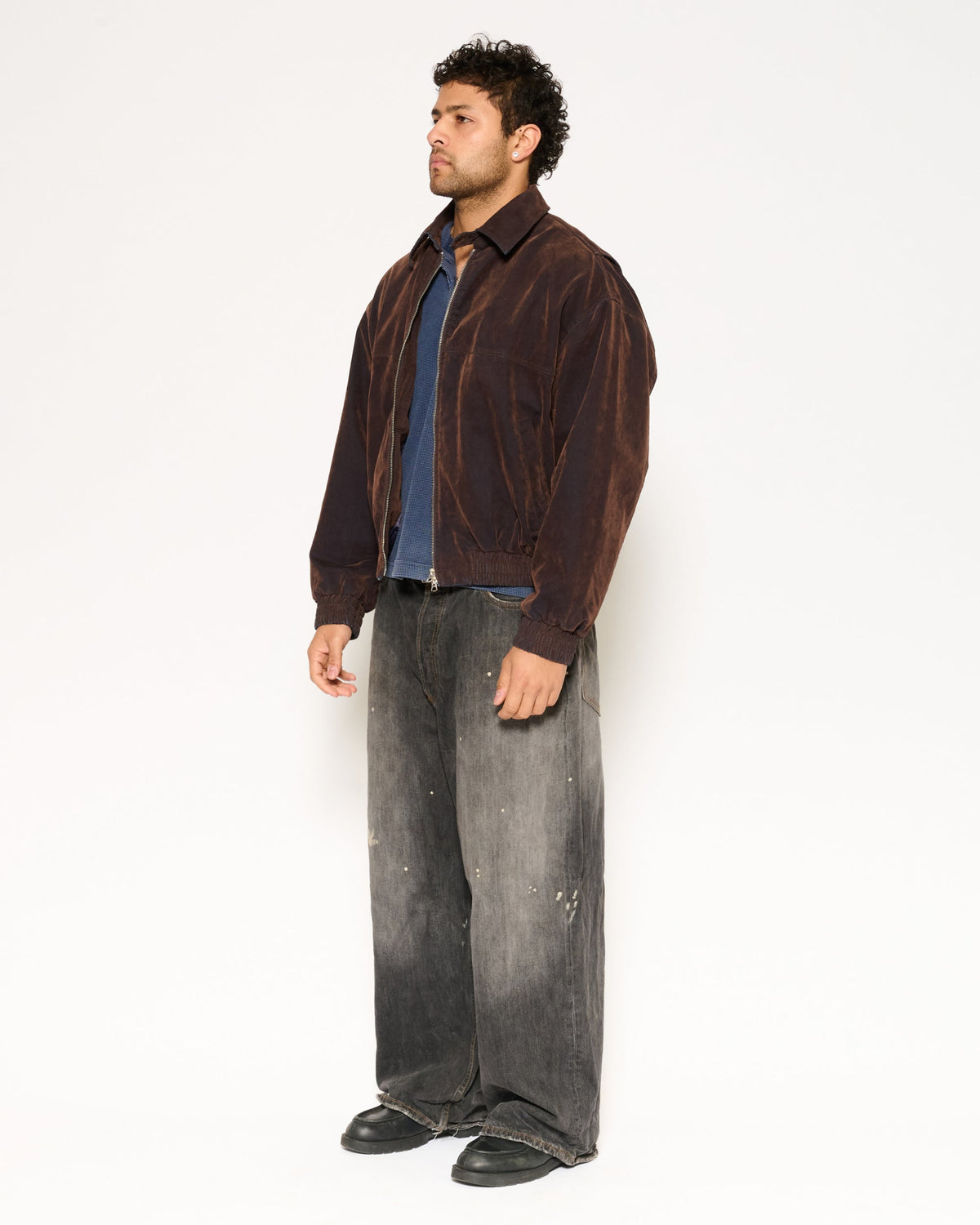 Archive Washed Bomber Jacket - Brown product image 3