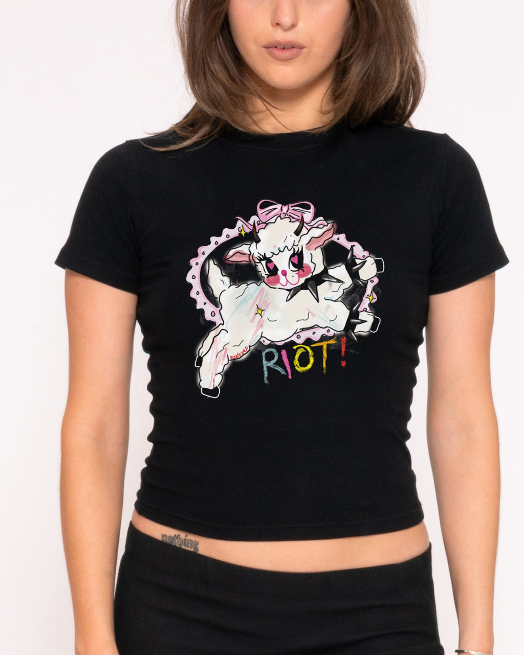 Riot Longline Baby Tee product image 3