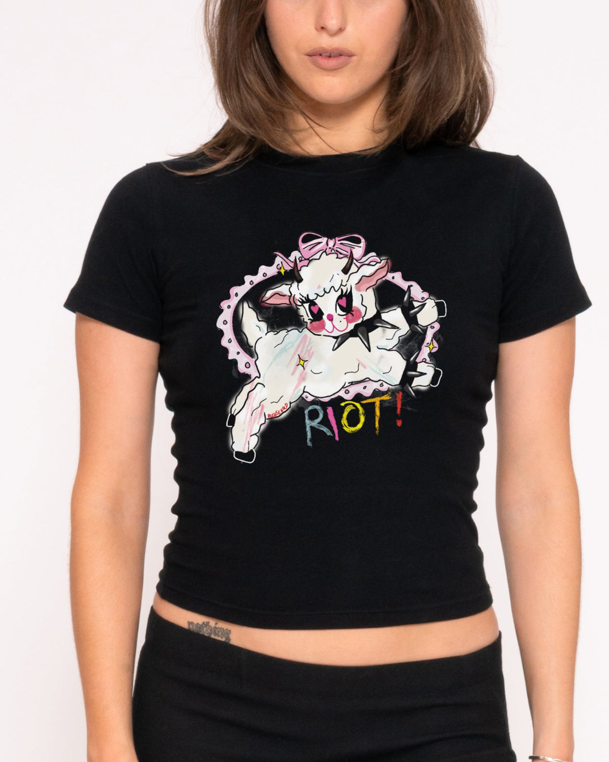 Riot Longline Baby Tee product image 3