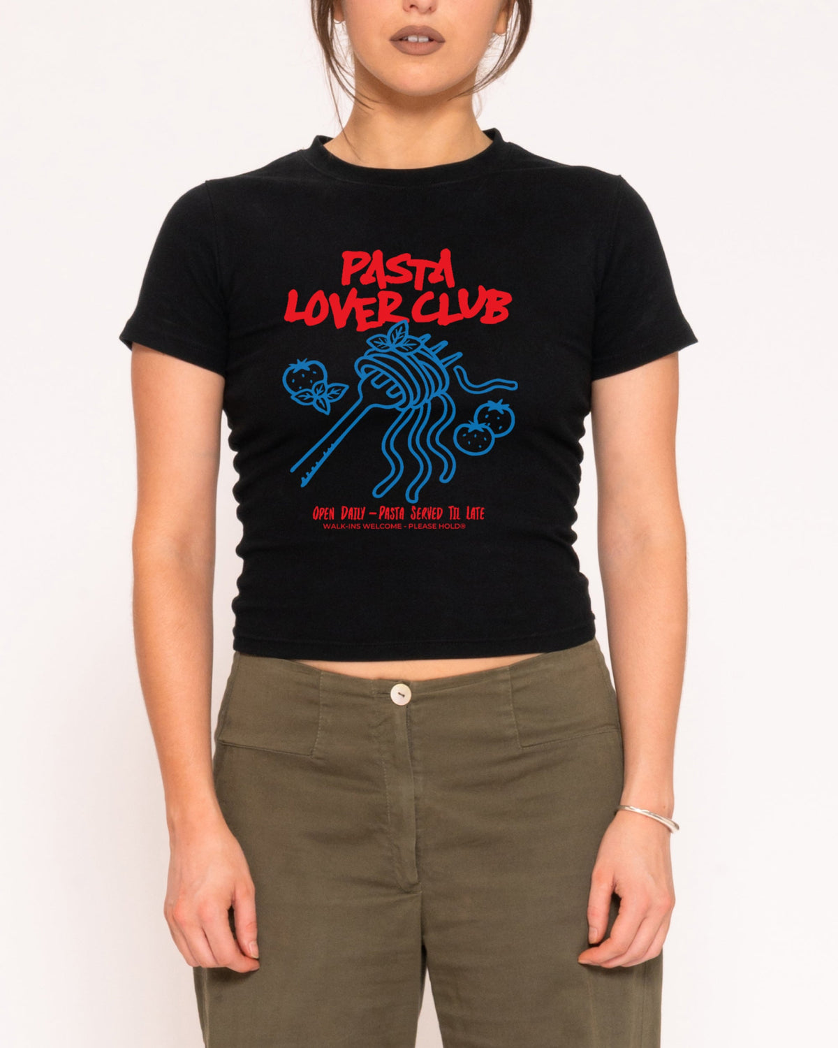 Pasta Lover Club Longline Baby Tee product image 3