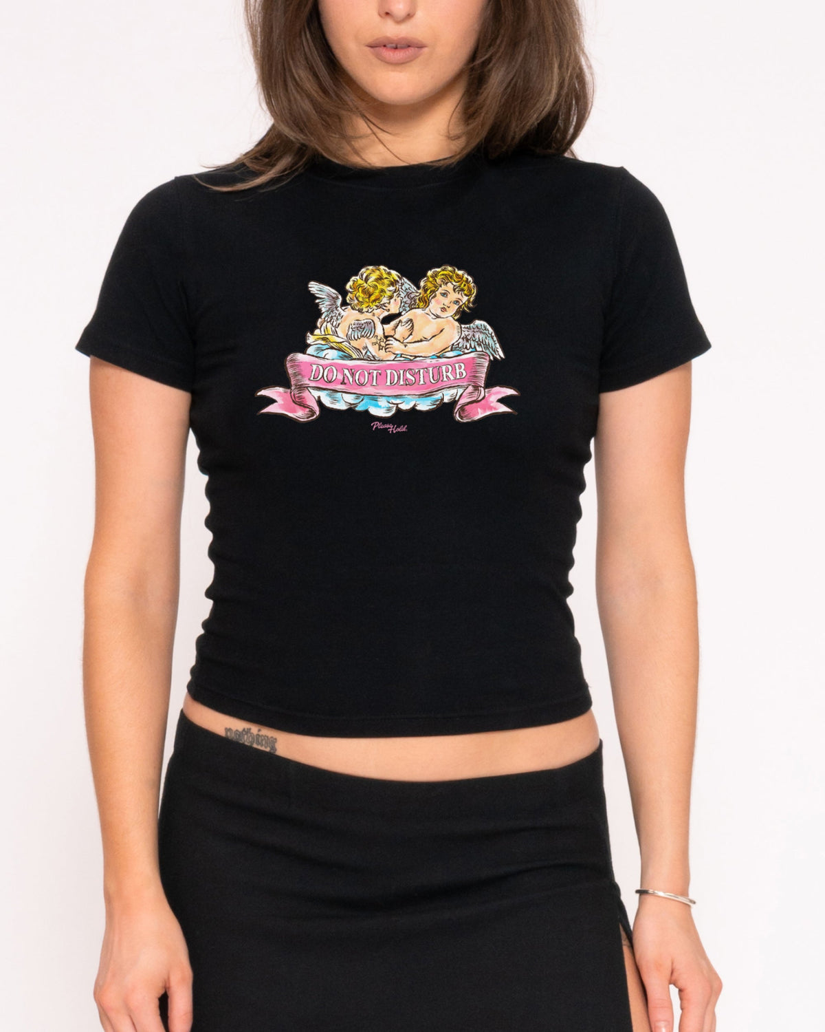 Do Not Disturb Longline Baby Tee product image 3