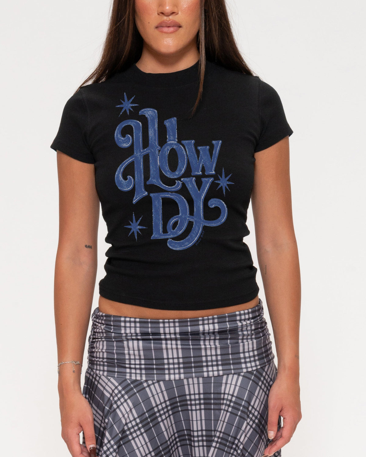 Howdy Longline Baby Tee product image 1