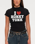 I Love Honky Tonk Longline Baby Tee product image 1