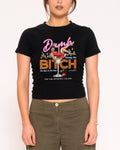 Dumb Bitch Hotel Longline Baby Tee product image 1