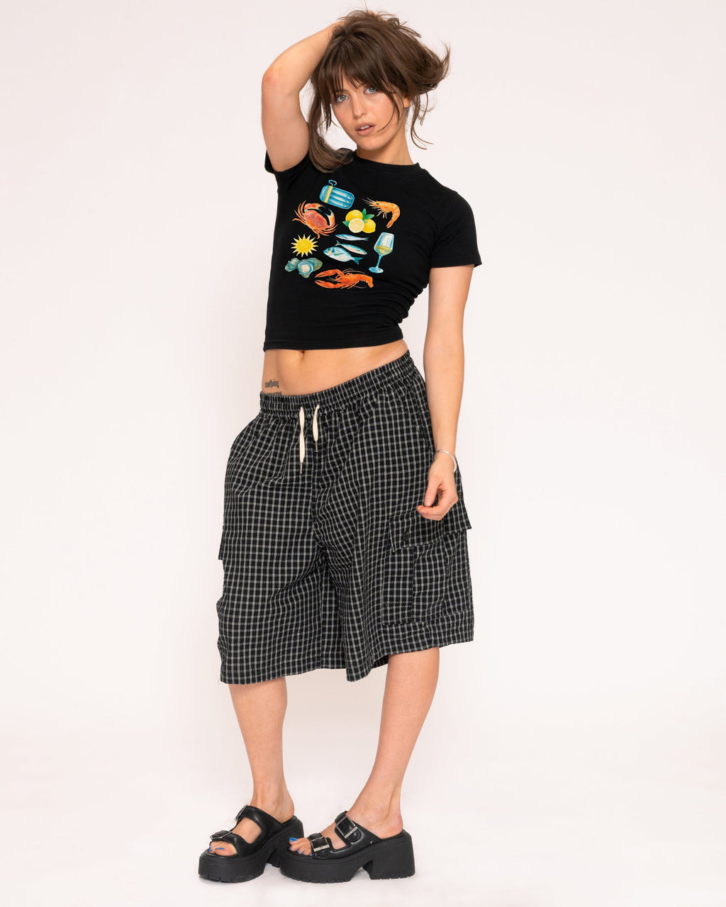 Seafood Platter Longline Baby Tee product image 2