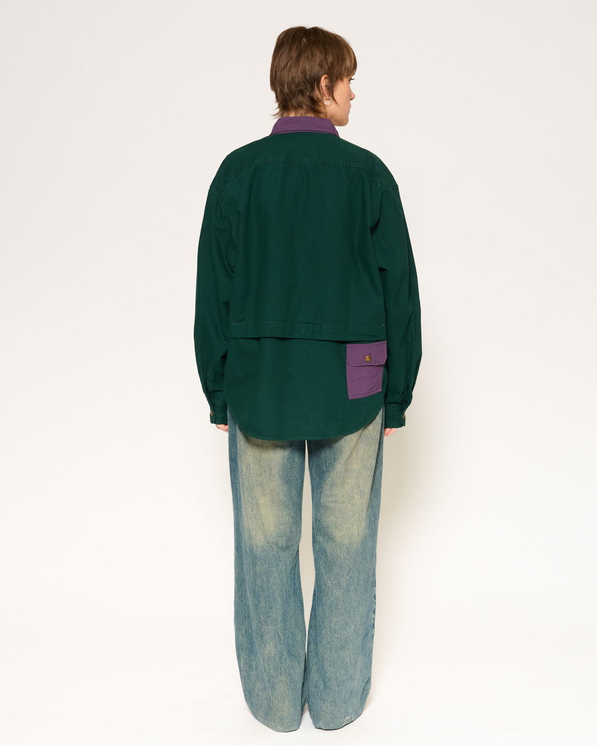 90s Colour Block Utility Overshirt product image 6