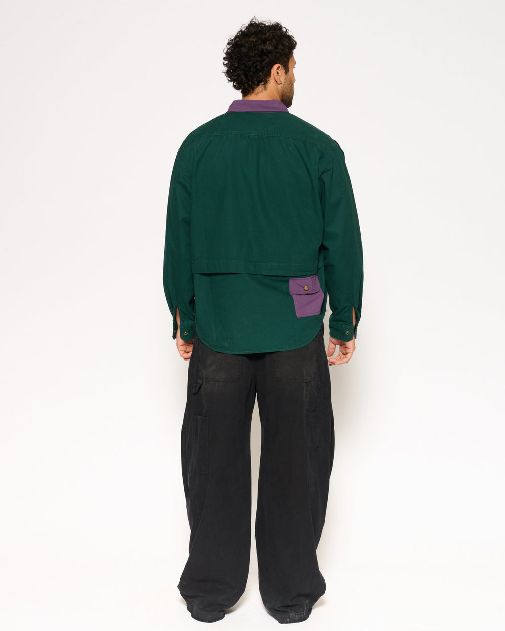 90s Colour Block Utility Overshirt product image 2