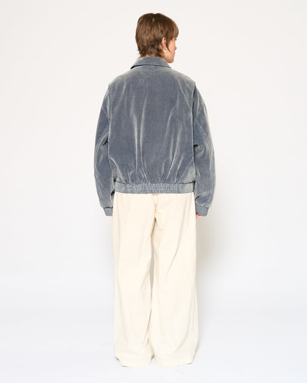Archive Washed Bomber Jacket - Blue product image 2