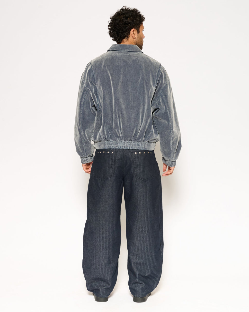 Archive Washed Bomber Jacket - Blue product image 6
