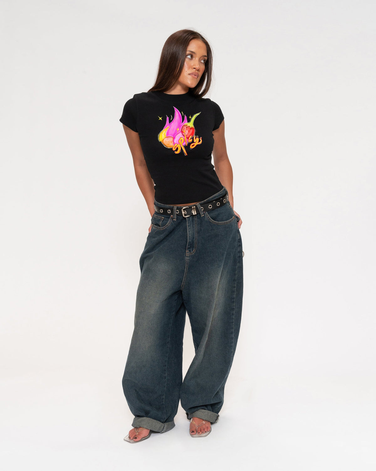 Spicy Longline Baby Tee product image 2