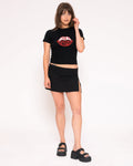 Smile Now, Cry Later Longline Baby Tee product image 1