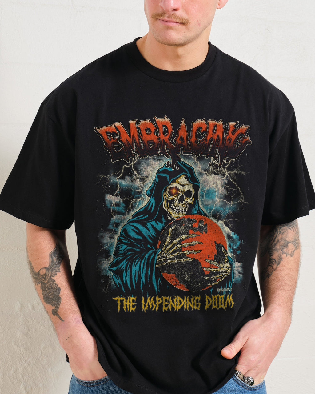 Embracing The Impending Doom Oversized Tee product image 1