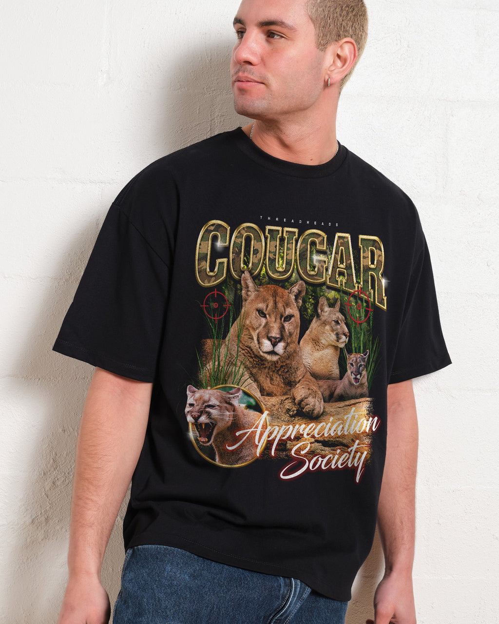 Cougar Appreciation Society Oversized Tee product image 1