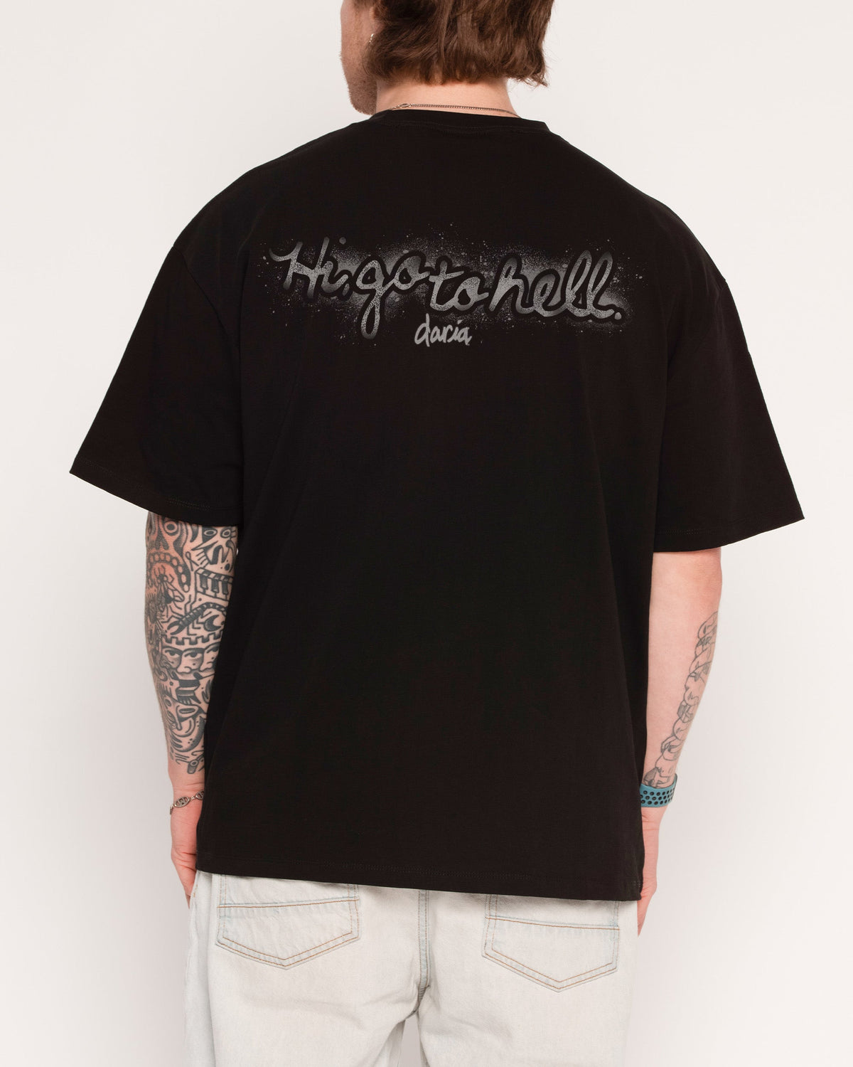 Go To Hell Oversized Tee product image 4