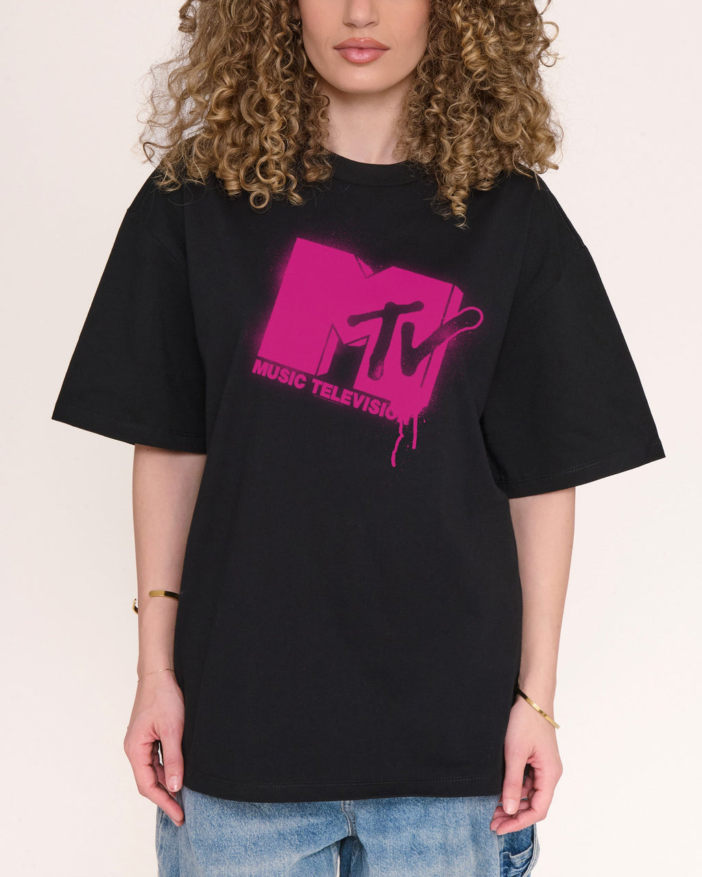 Graffiti MTV Logo Oversized Tee product image 2