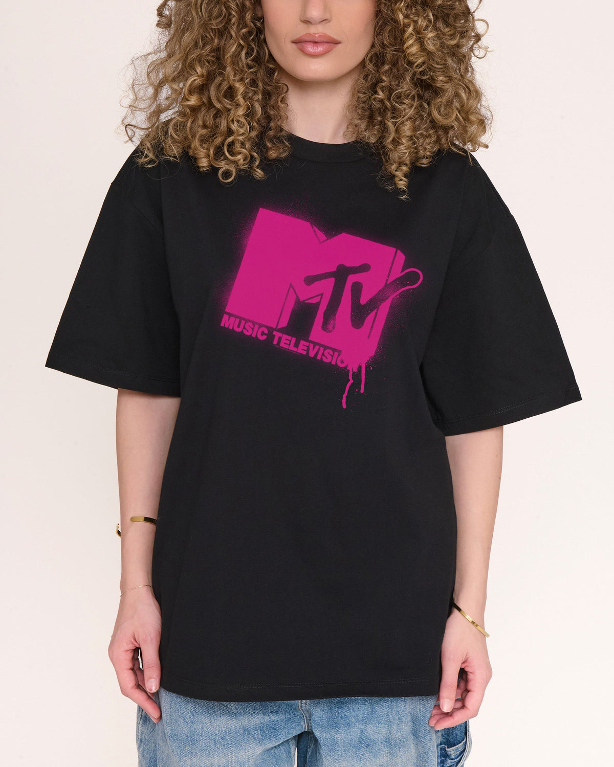 Graffiti MTV Logo Oversized Tee product image 2