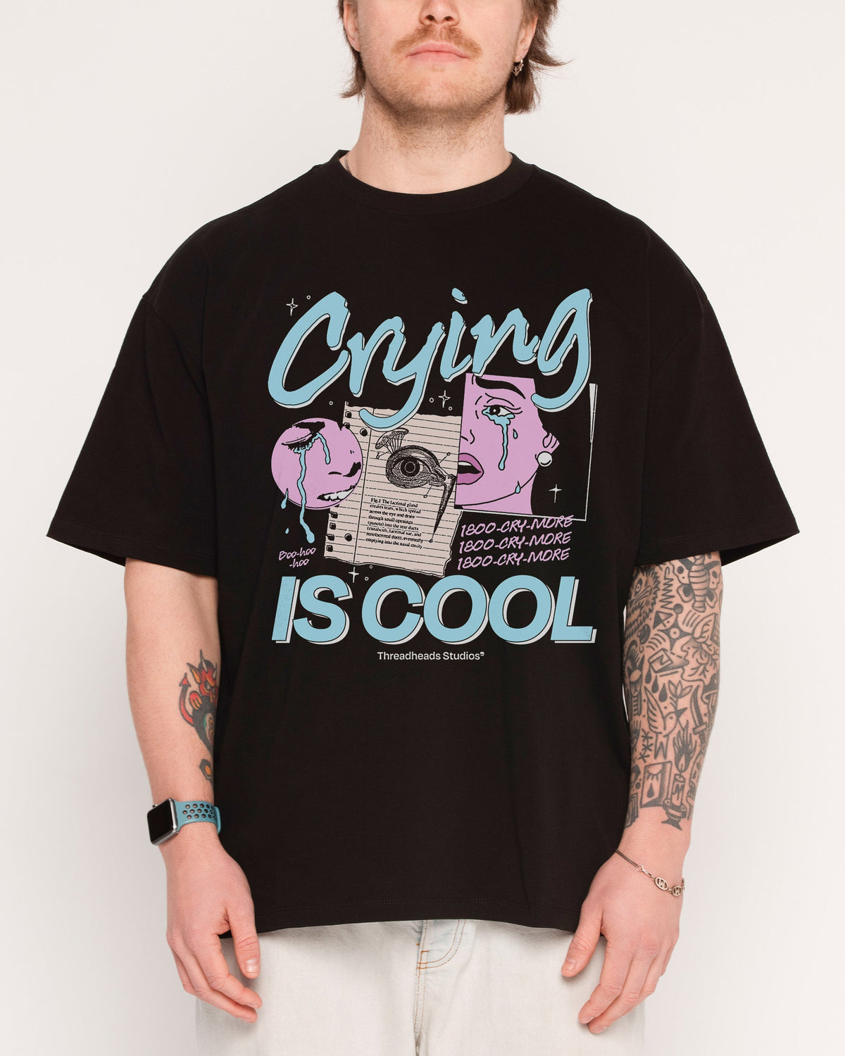 Crying is Cool Oversized Tee product image 1