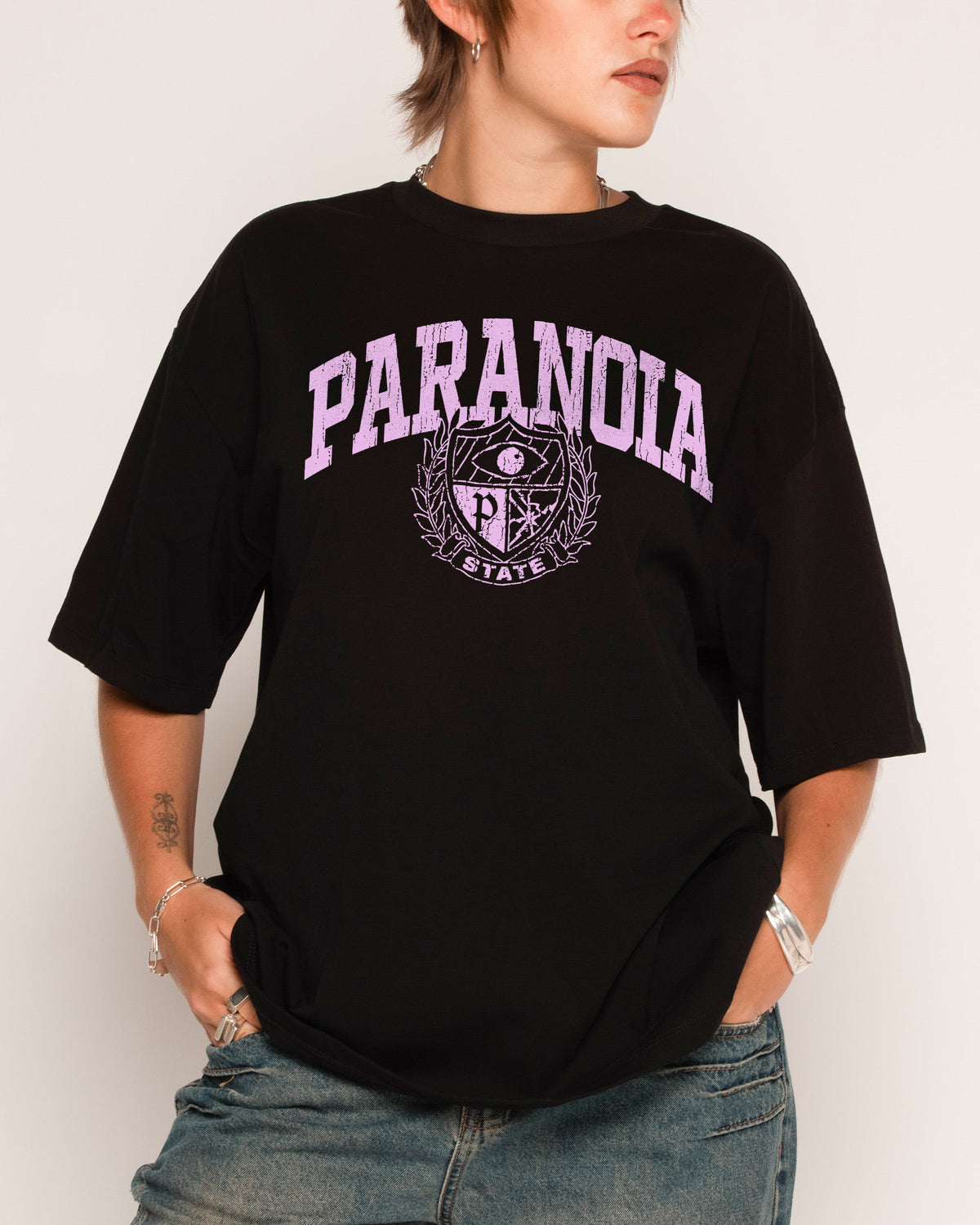 Paranoia State Oversized Tee product image 1