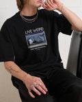 Live Weird, Fake Your Own Death Oversized Tee product image 1