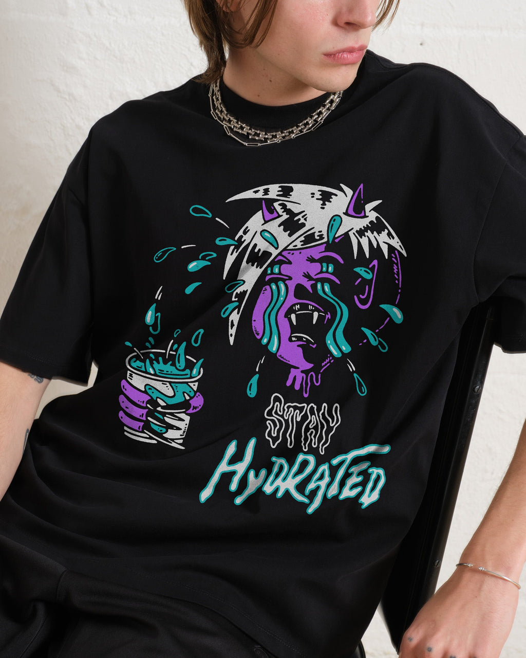 Stay Hydrated Oversized Tee product image 1