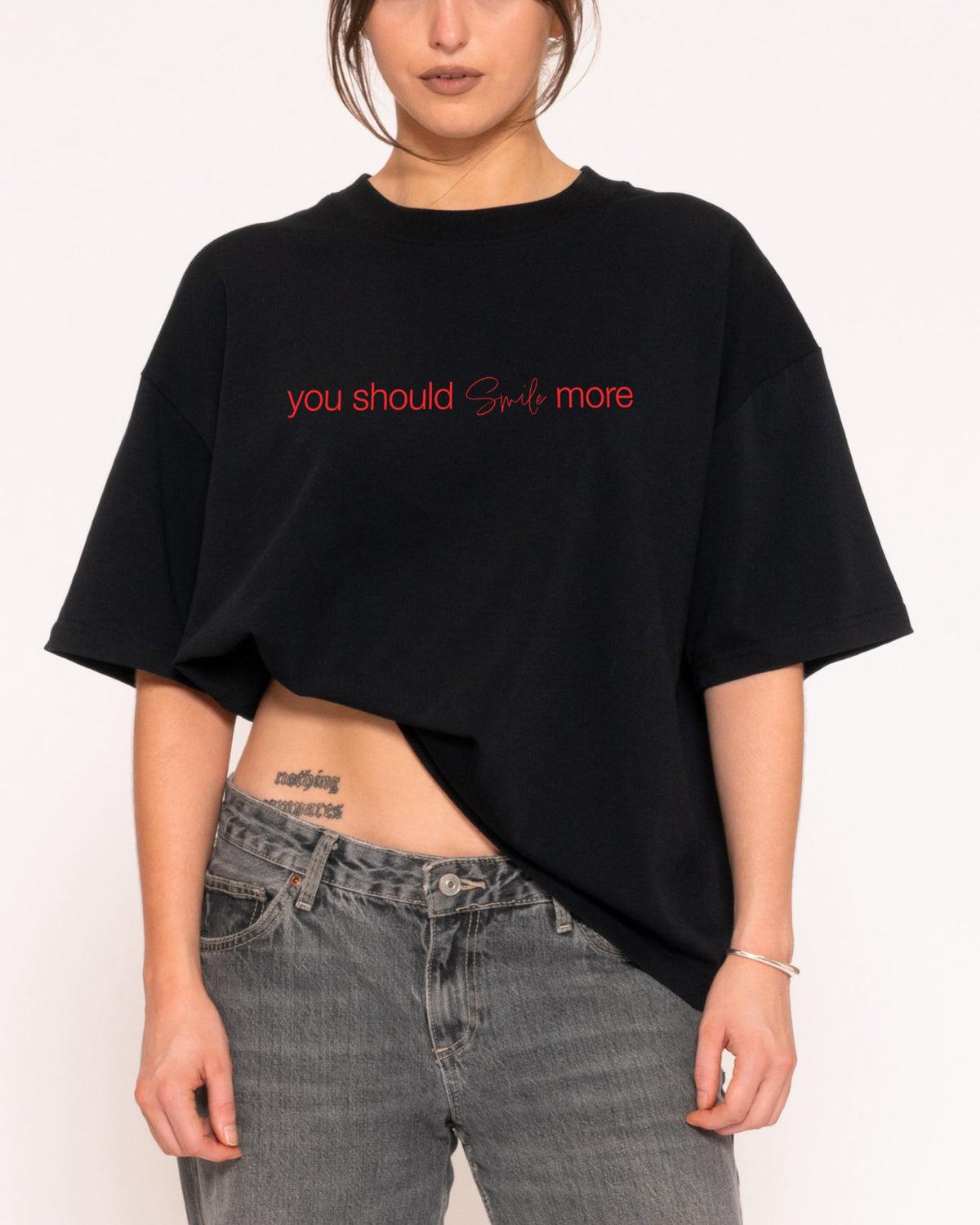 You Should Smile More Boxy Tee product image 5