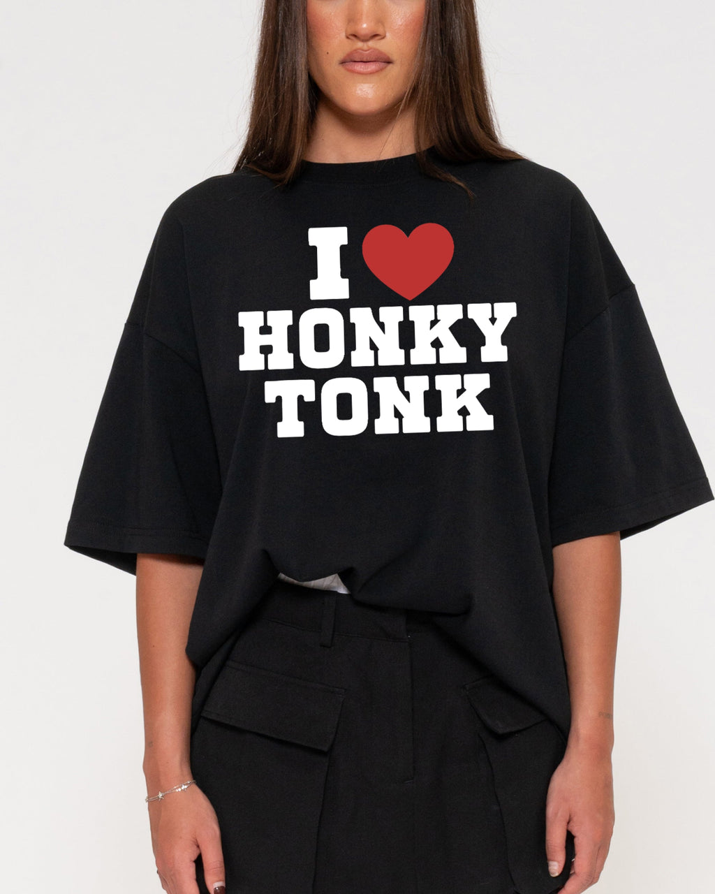 I Love Honky Tonk Boxy Tee product image 3