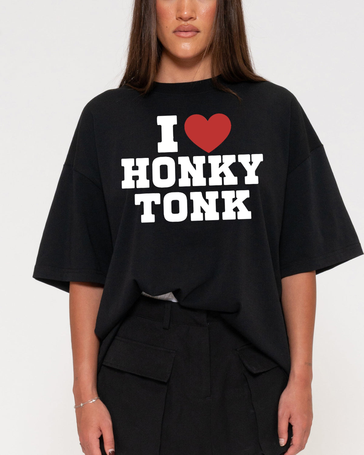 I Love Honky Tonk Boxy Tee product image 3