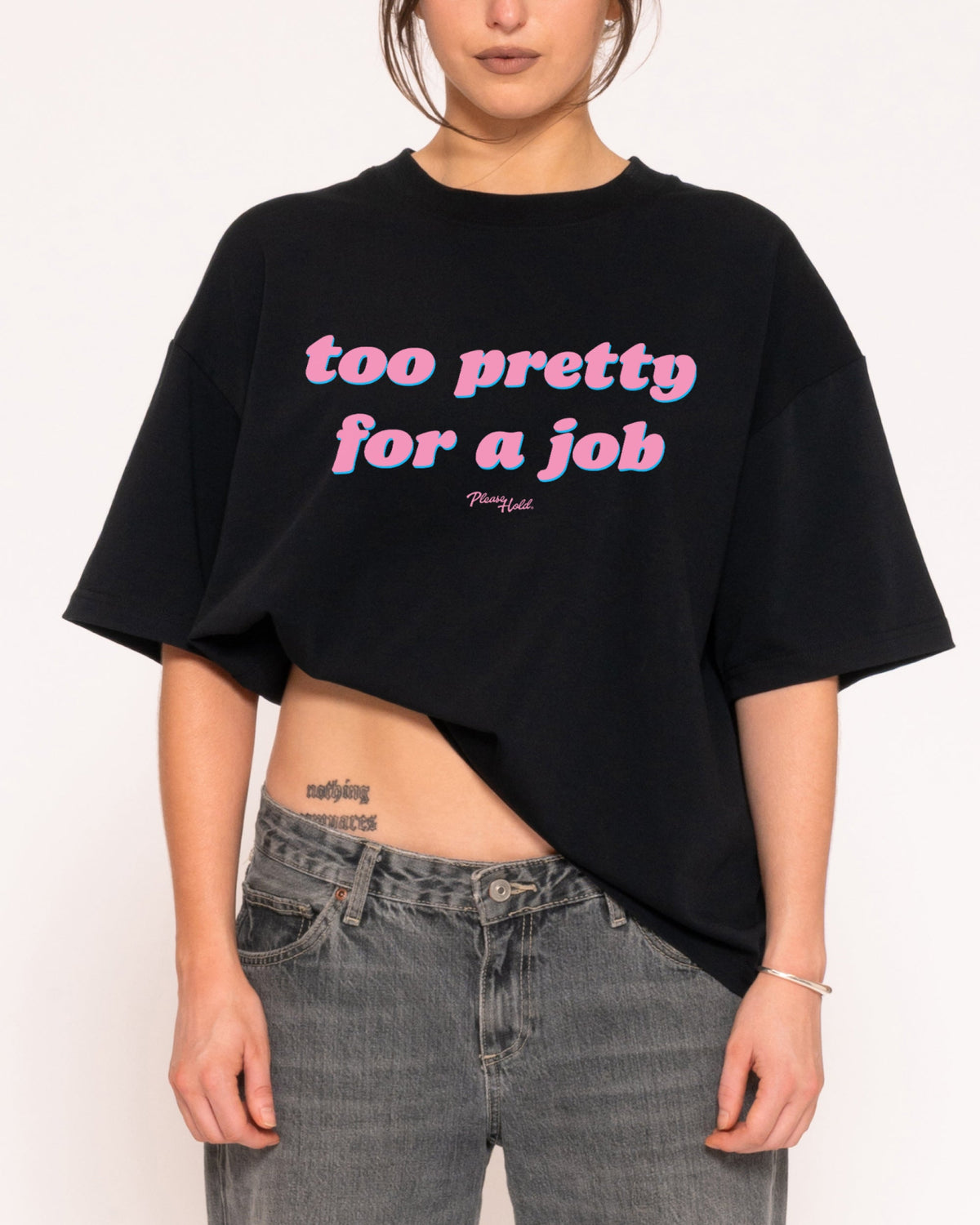 Too Pretty For A Job Boxy Tee product image 3