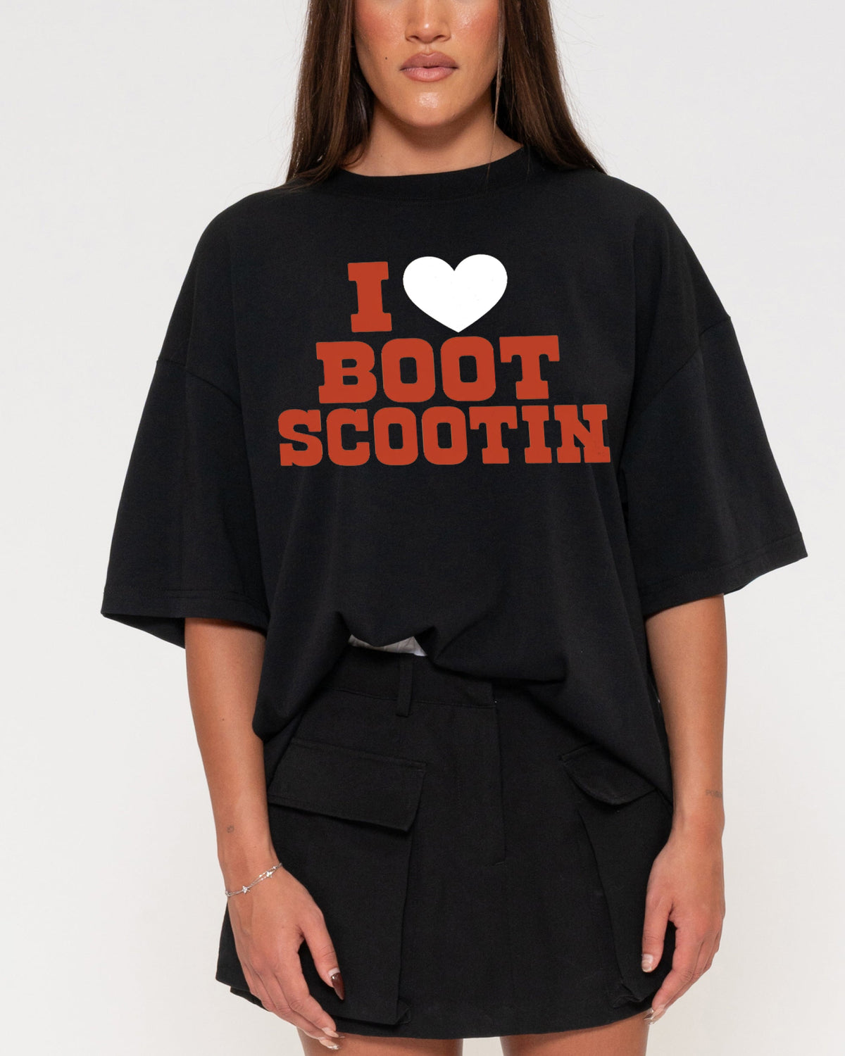 I Love Boot Scootin Boxy Tee product image 5