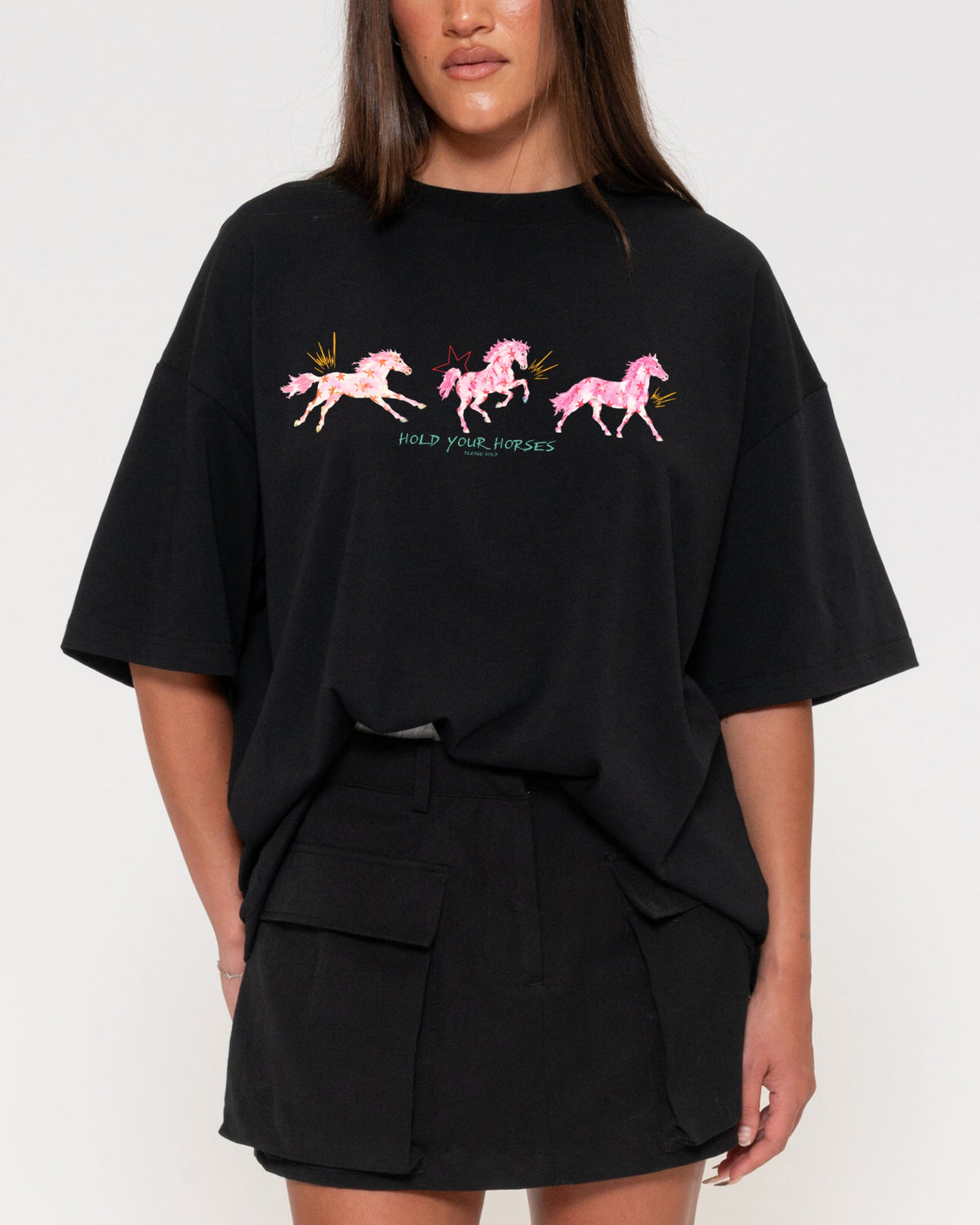 Hold Your Horses Boxy Tee product image 1