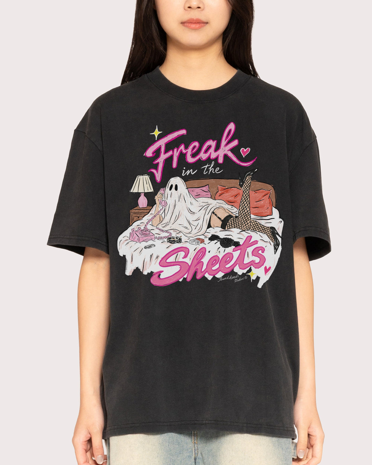 Freak in the Sheets Ghost Oversized Tee product image 7
